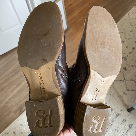 ***SOLD***Paul Green Brown Moto Boots - Picture 3 of 4